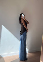 Carica l&#39;immagine nel visualizzatore di Gallery, Jeans Palazzo Sfrangiato
