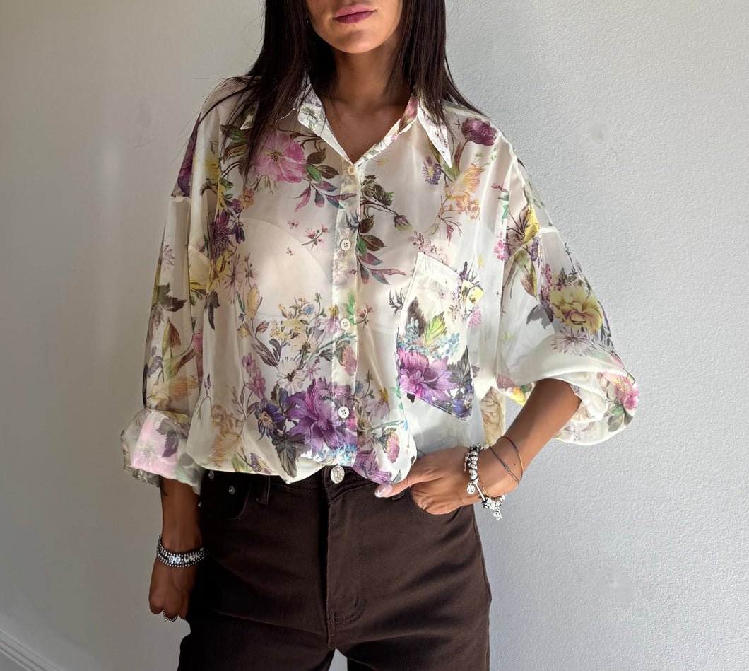 Camicia Flowers