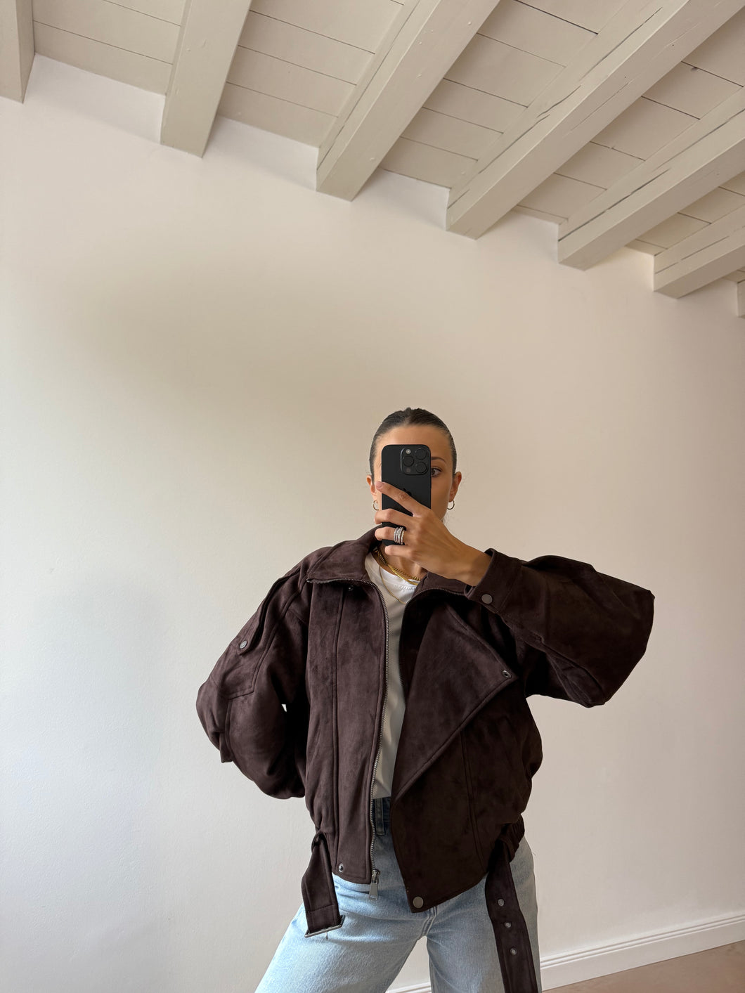 Bomber Suede