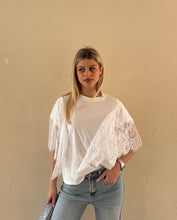 Carica l'immagine nel visualizzatore di Gallery, T-Shirt Manica Pizzo
